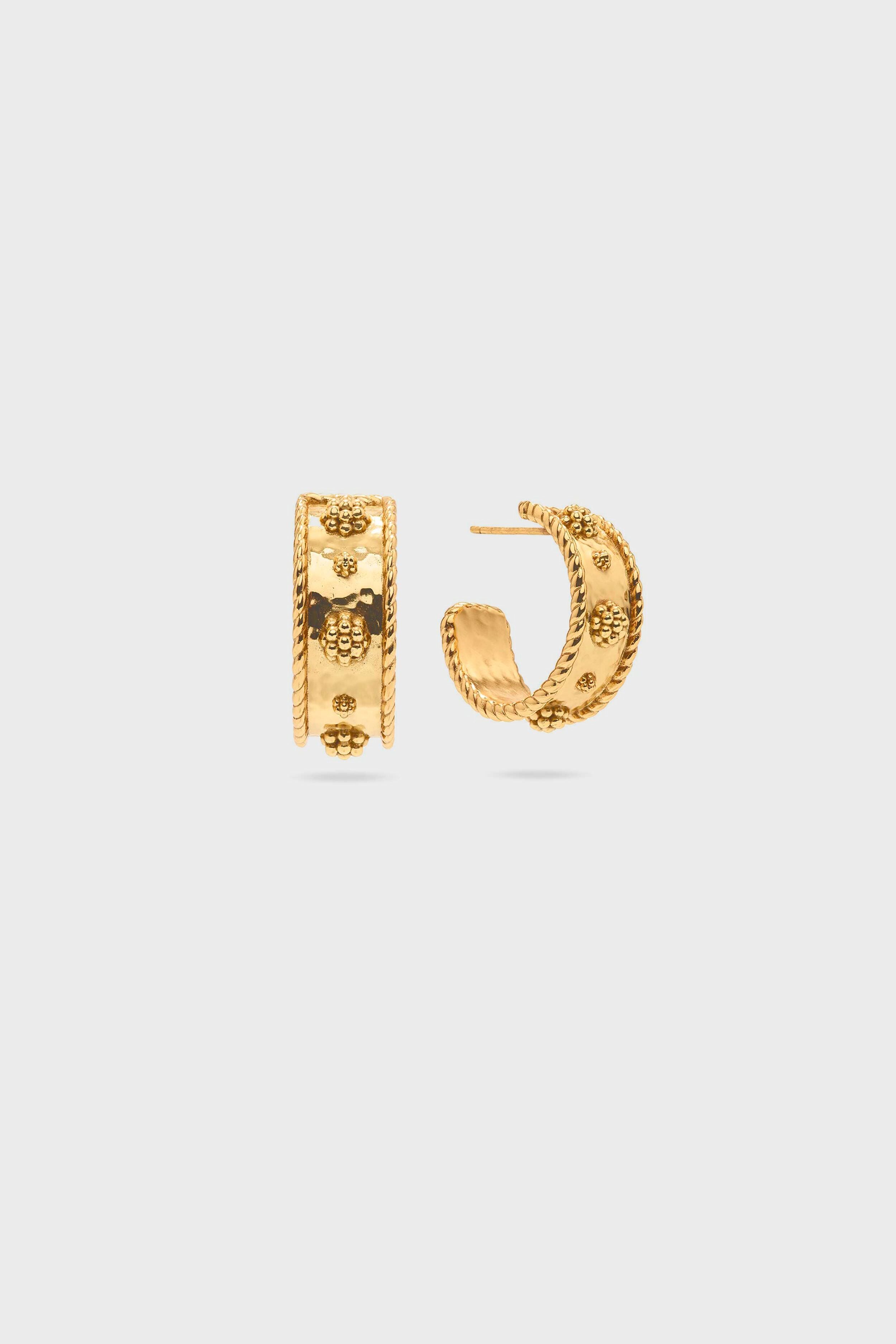 Gold Berry Classic Small Hoop Earrings
