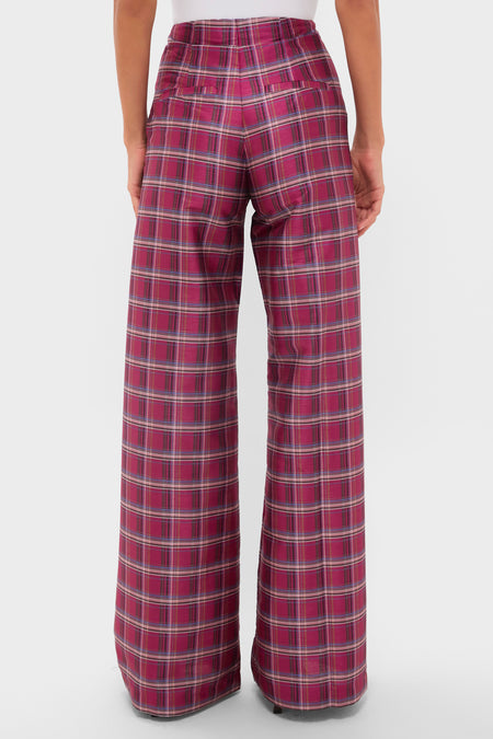Berry Tartan Scarlett Pants