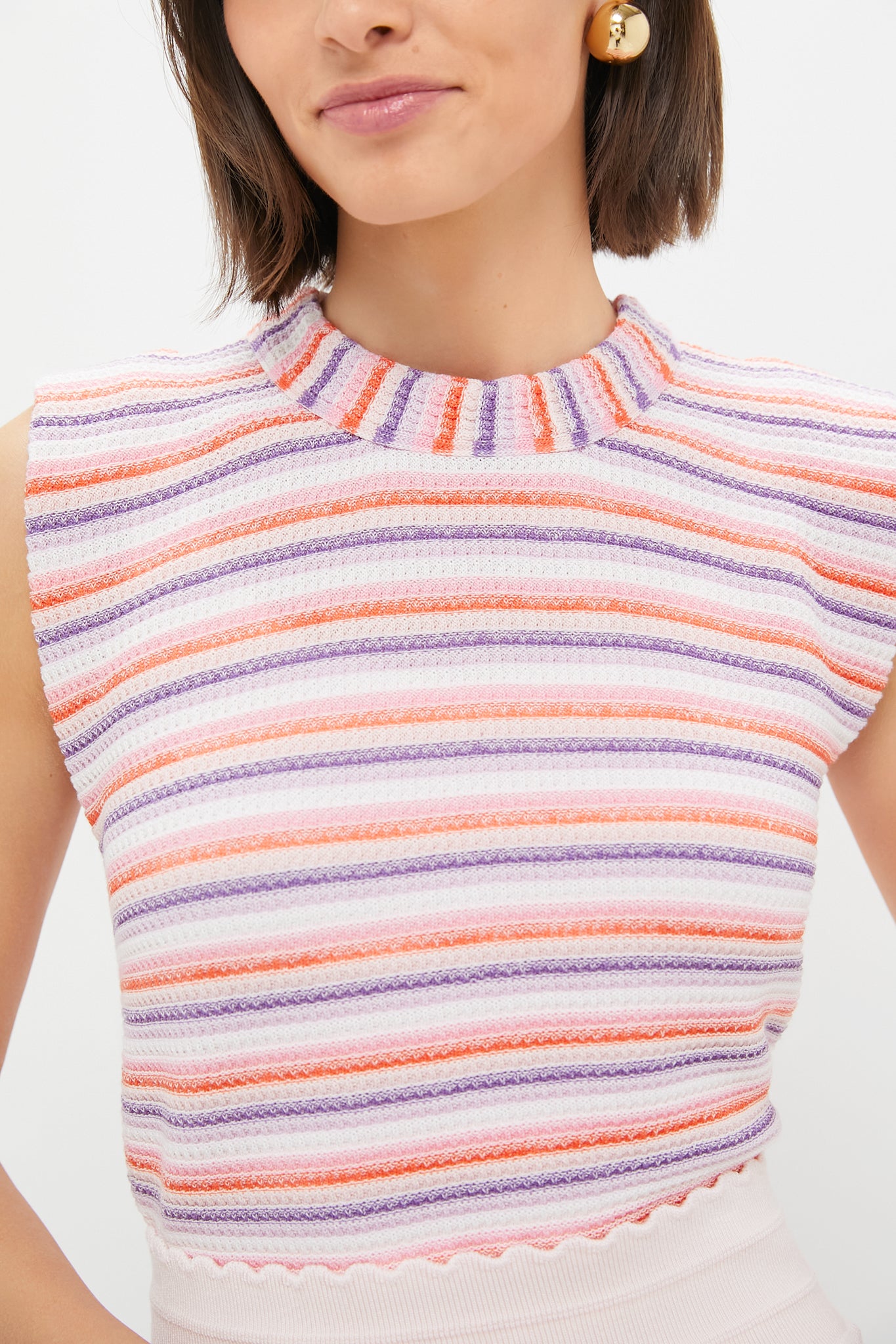 Lilac Multi Campari Top