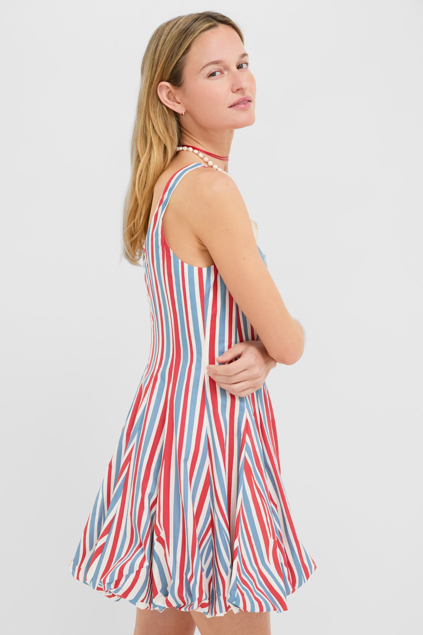 tuckernuck red white and blue dress Americana Style for Summer Hello Adams Family