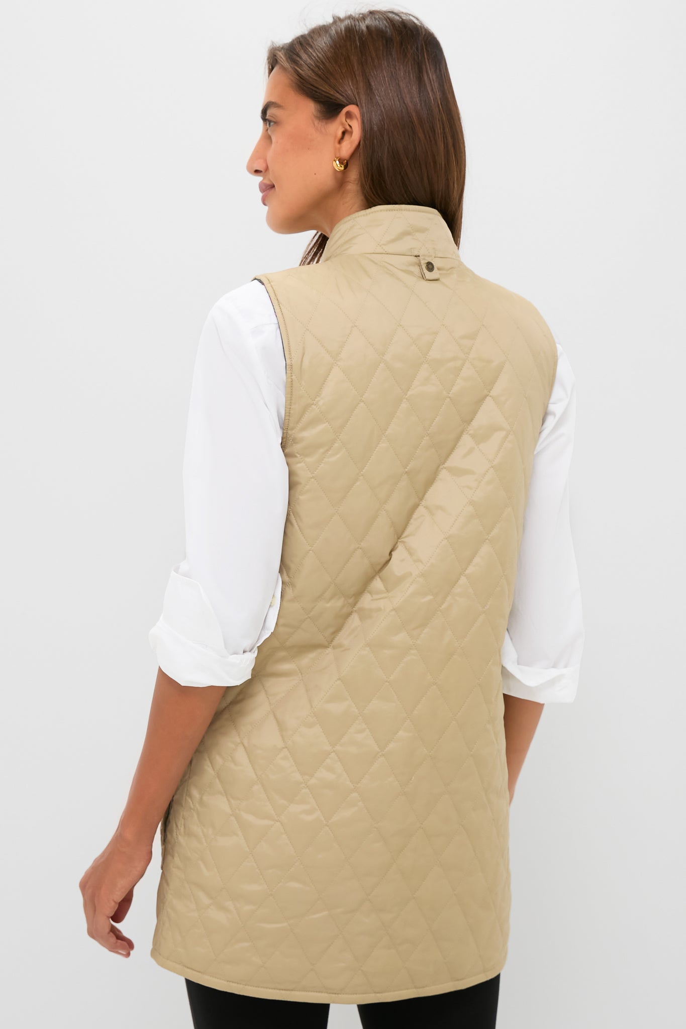 Light Fawn Barbour x Tuckernuck Reversible Paisley Vest | Barbour