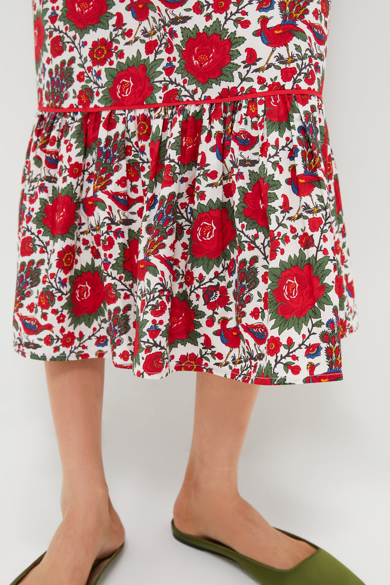 Peony Bird Evelyn Dress
