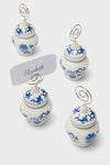 Set of 4 Ginger Jar Placecard Holders in Gift Box