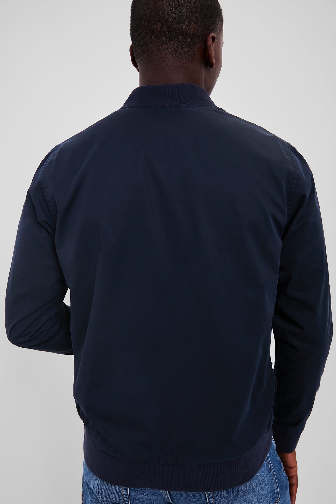 Blue Black Dry Wax Bomber