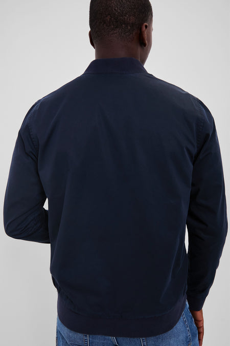 Blue Black Dry Wax Bomber