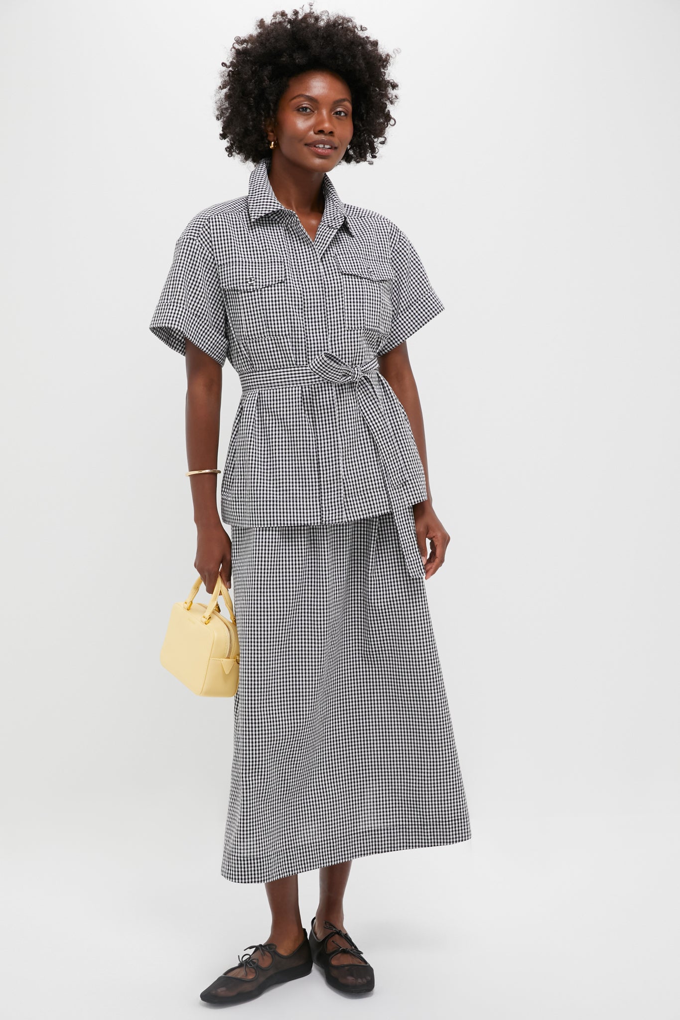 Black Gingham Ava Jacket | Tuckernuck