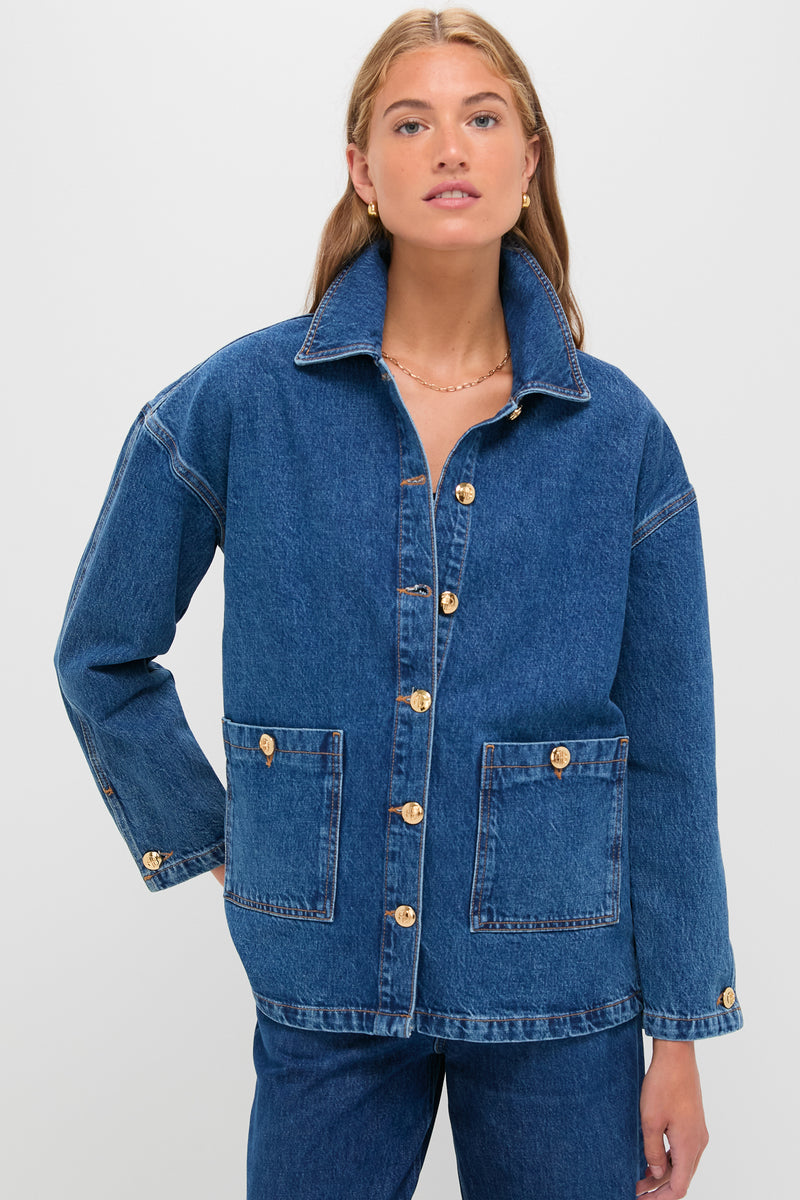 Clean Indigo Denim Luca Jacket