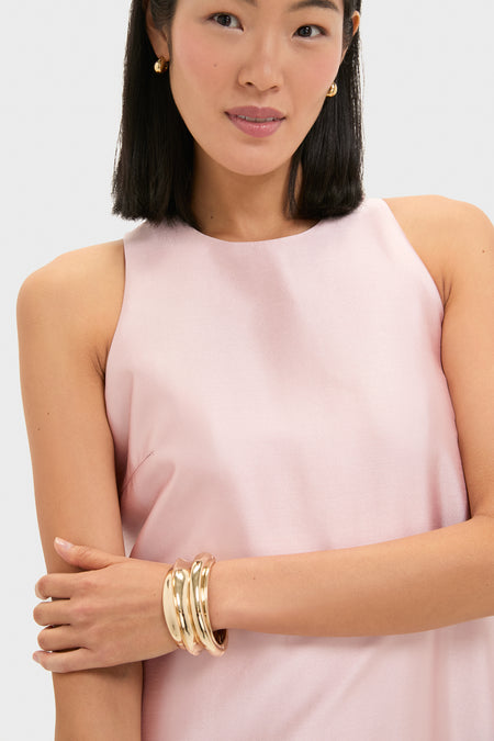 Light Pink Dupioni Portia Gown