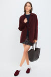Burgundy Marc Blazer