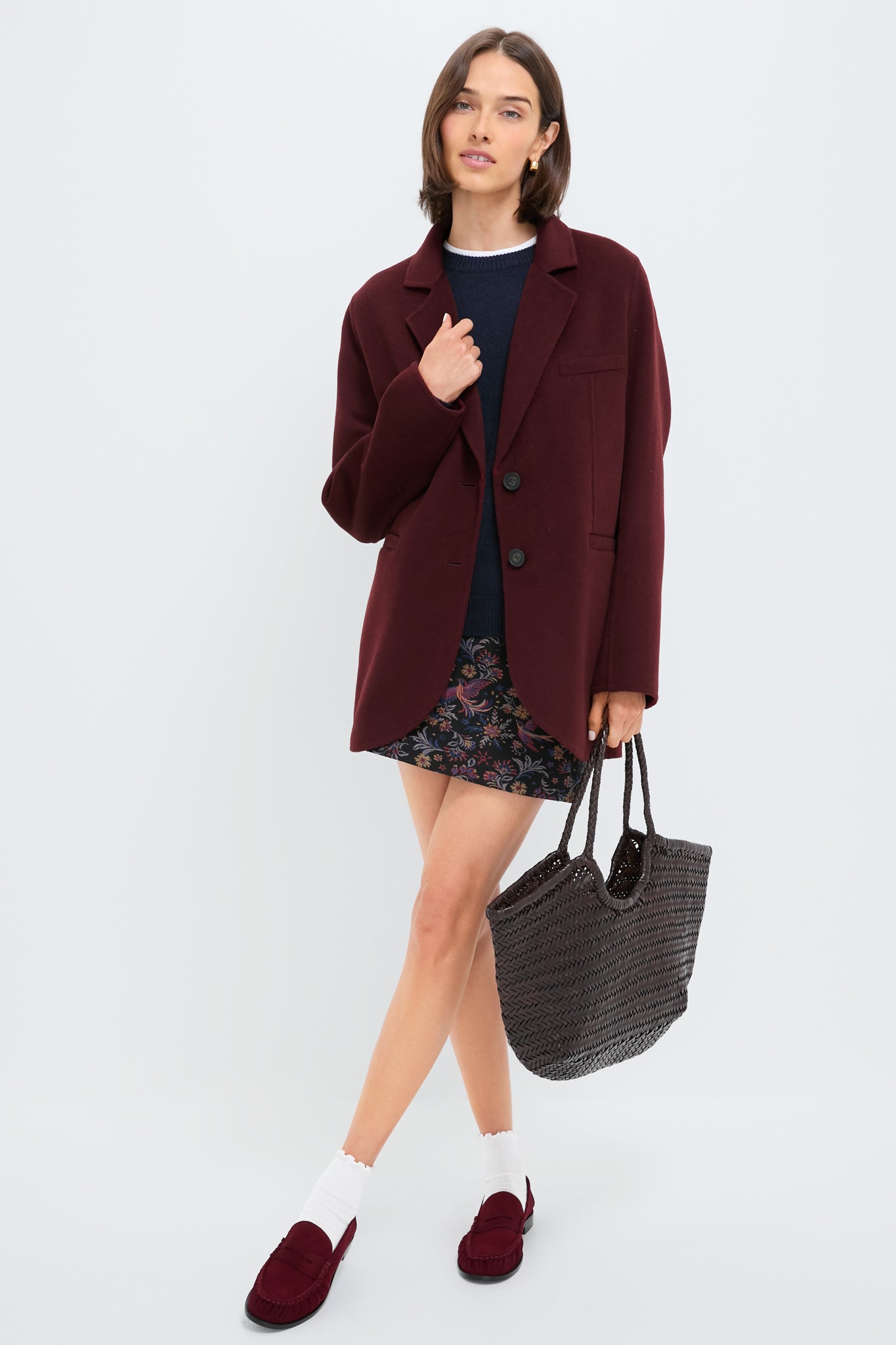 Burgundy Marc Blazer