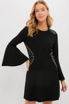Black Embellished Farrow Dress