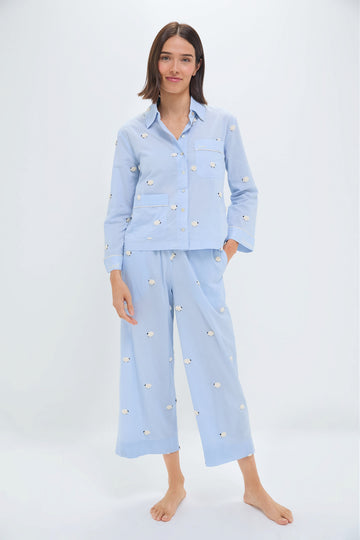 Sky Sheep Sleepwear Button Down PJ Set