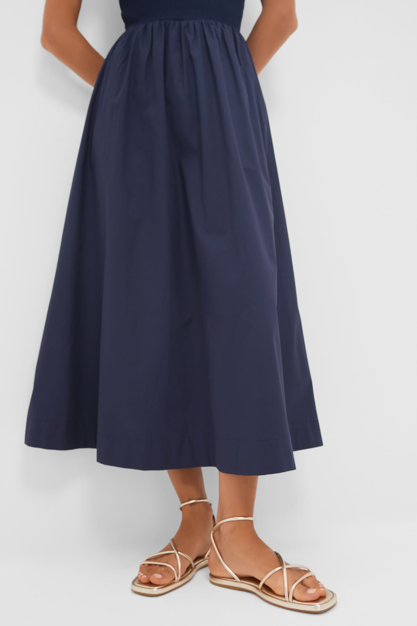 Navy Tank Midi Dress