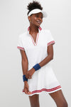 White Performance Jersey Beatrice Tennis Dress