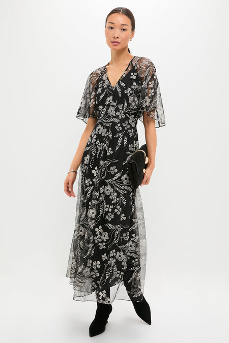 Brocade Floral The Festal Dress