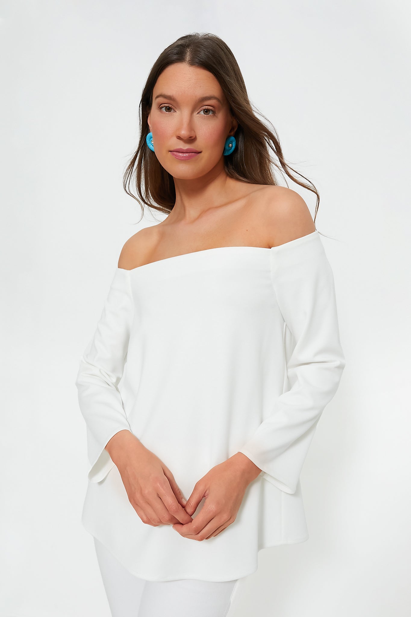 White Miranda Off the Shoulder Blouse | Tuckernuck