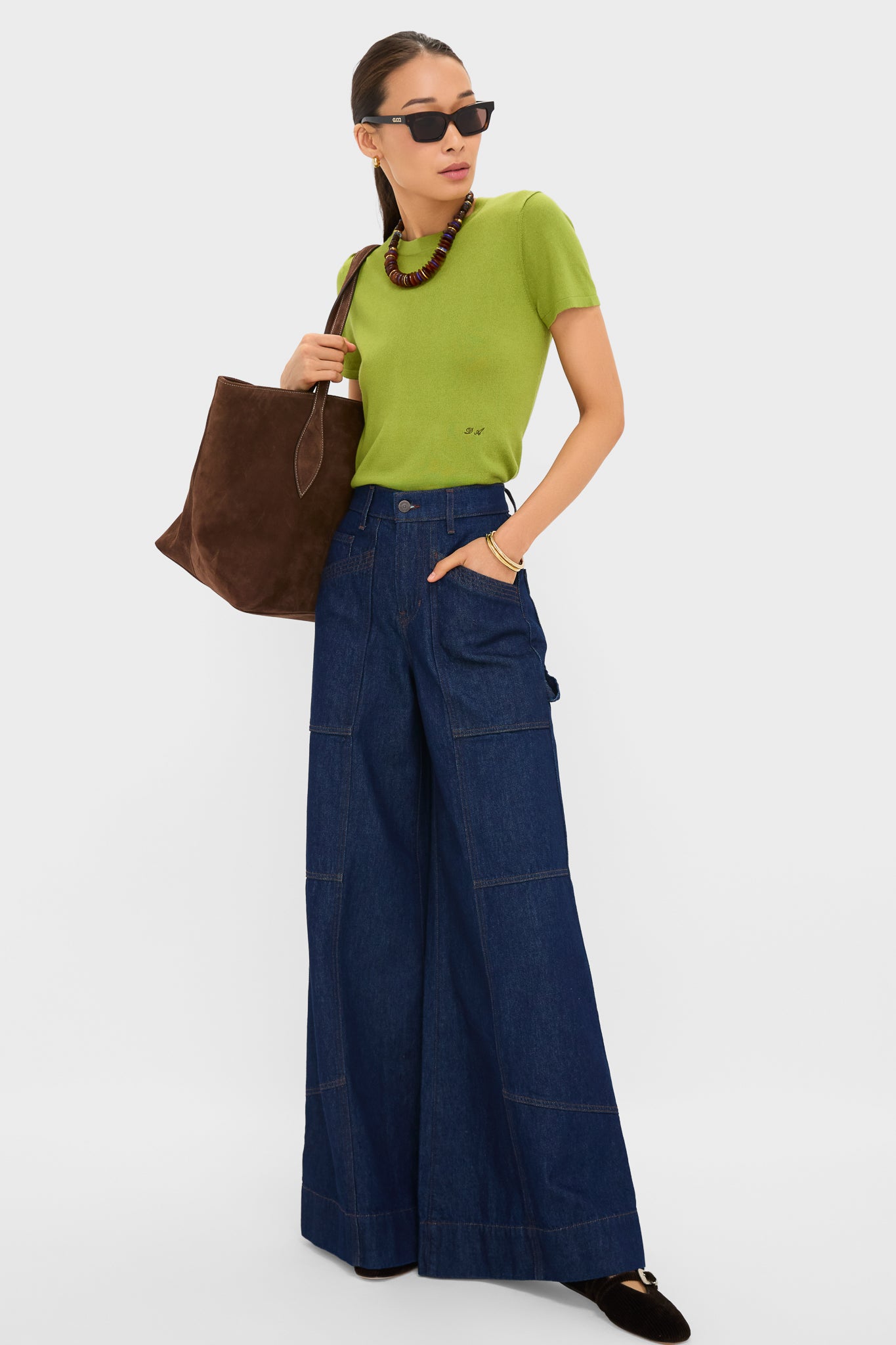 Woodbine Cashmere Silk Blend Katie Tee