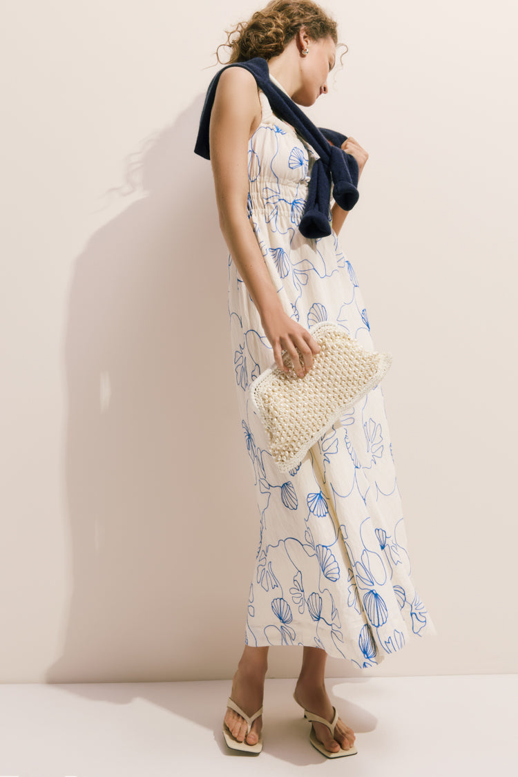 White Perola Clutch
