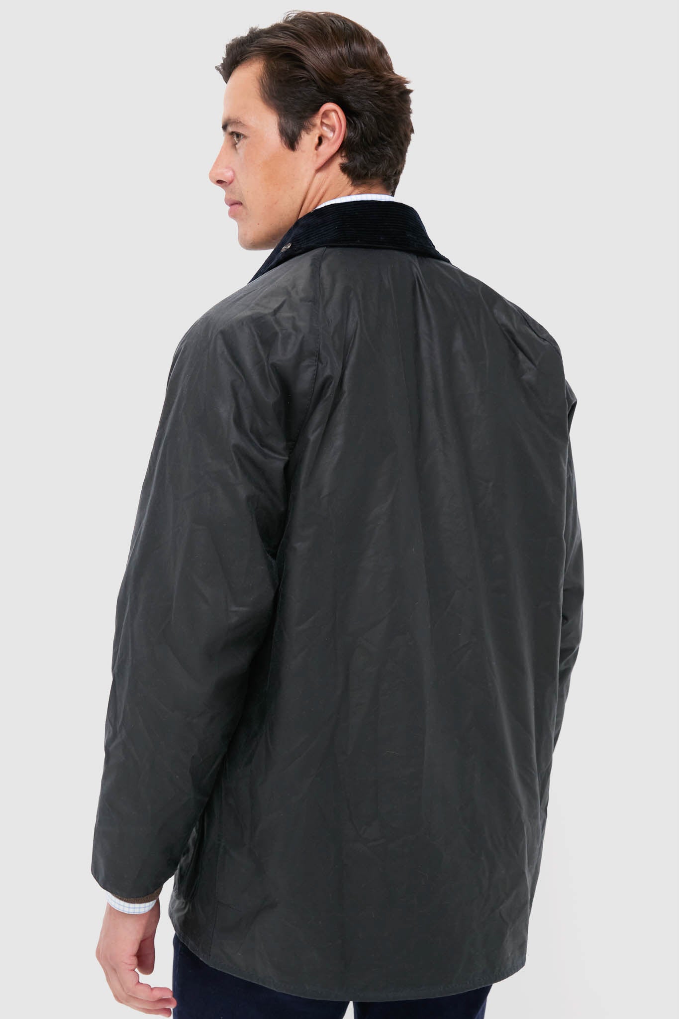 Men's Navy Beaufort Wax Jacket