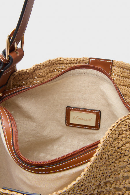 Tan Natural Savannah Hobo