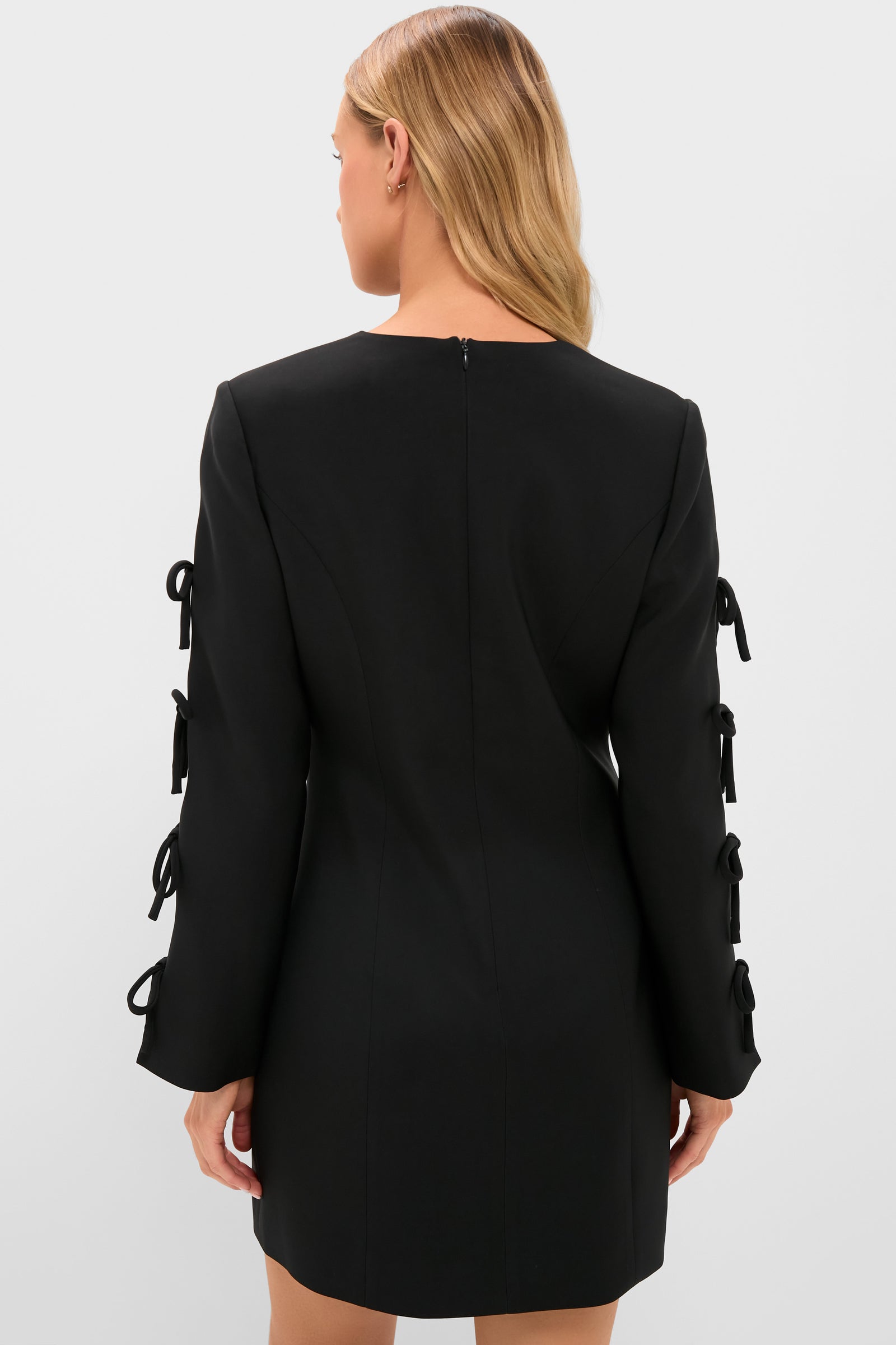 Black Bow Sleeve Belinda Mini Dress | Hyacinth House Black Bow Sleeve Belinda Mini Dress | Hyacinth House