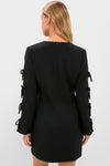 Black Bow Sleeve Belinda Mini Dress