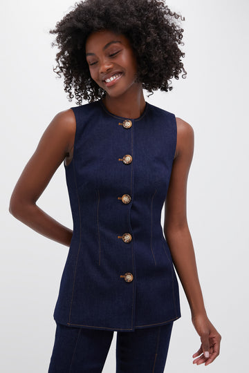 Dark Oxford Jessup Vest