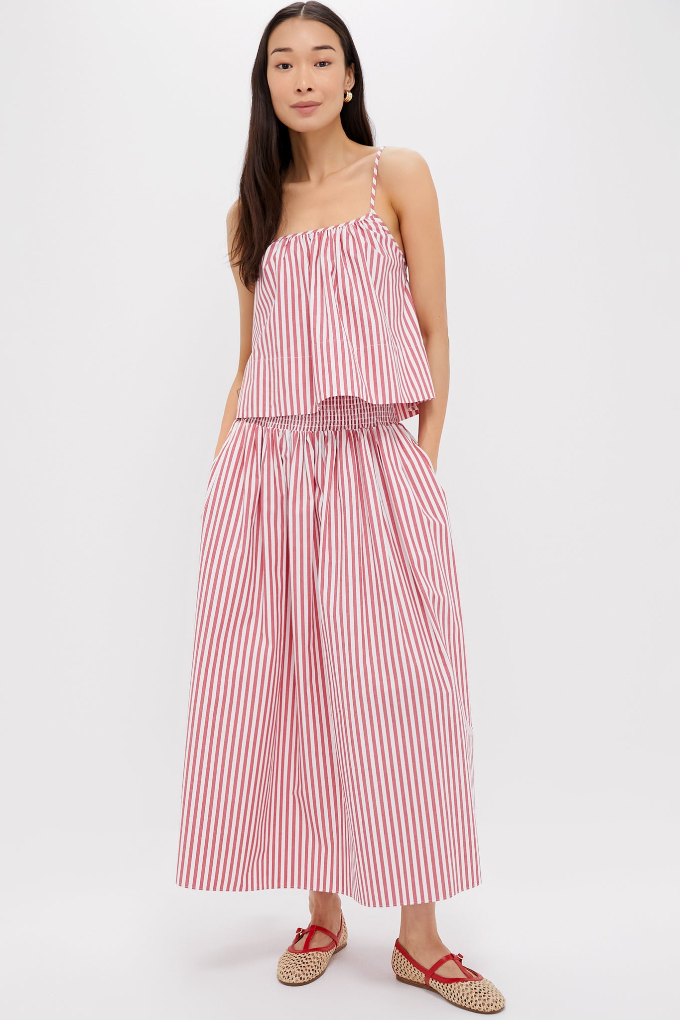 Lipstick Red Mayan Top