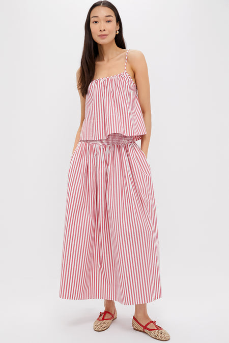 Lipstick Red Mayan Top