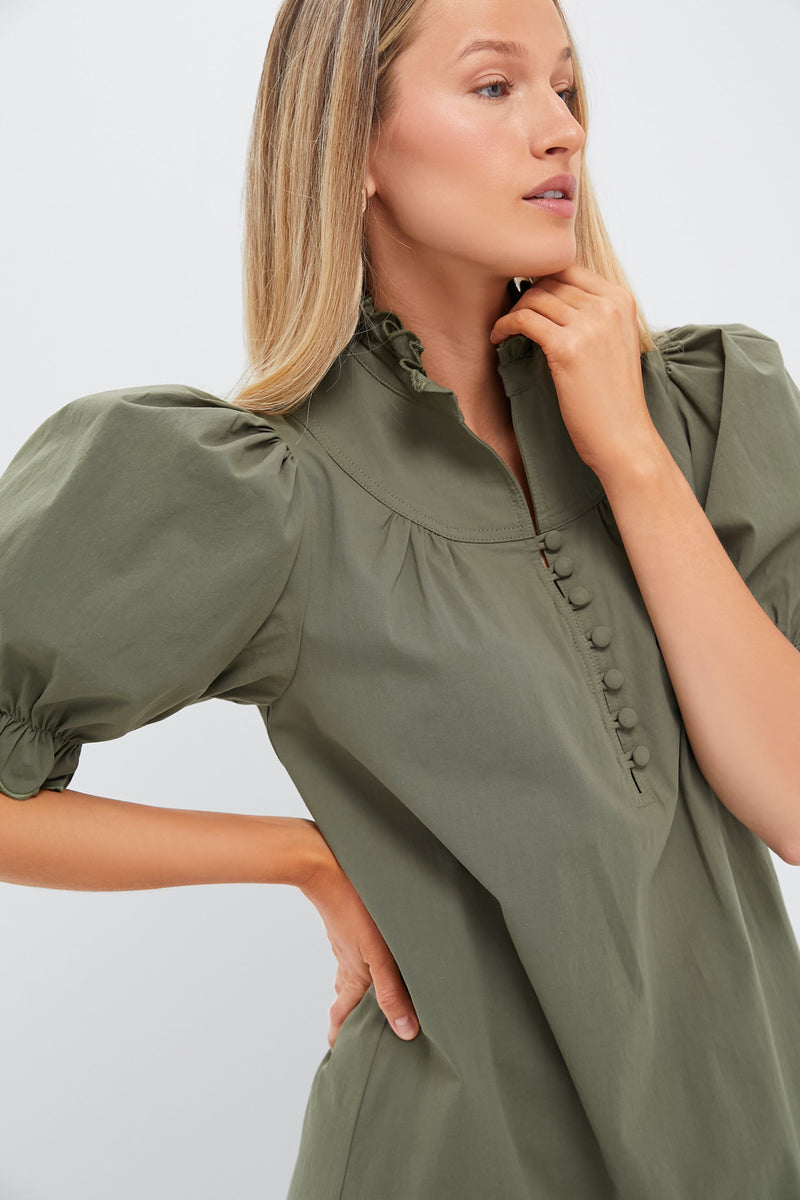 Olive Green Selena Maxi Dress