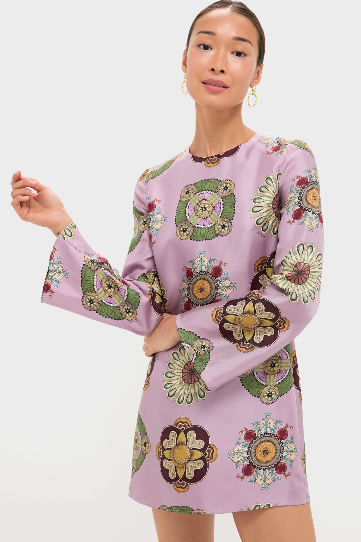 Nucleus Pink Mini Supremes Swing Dress