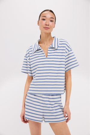 Striped Terrycloth Tybee Top