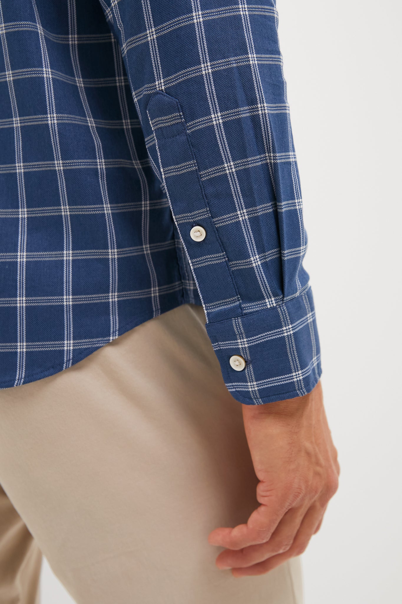 Midnight Cloud Plaid Movement Monterrey Shirt