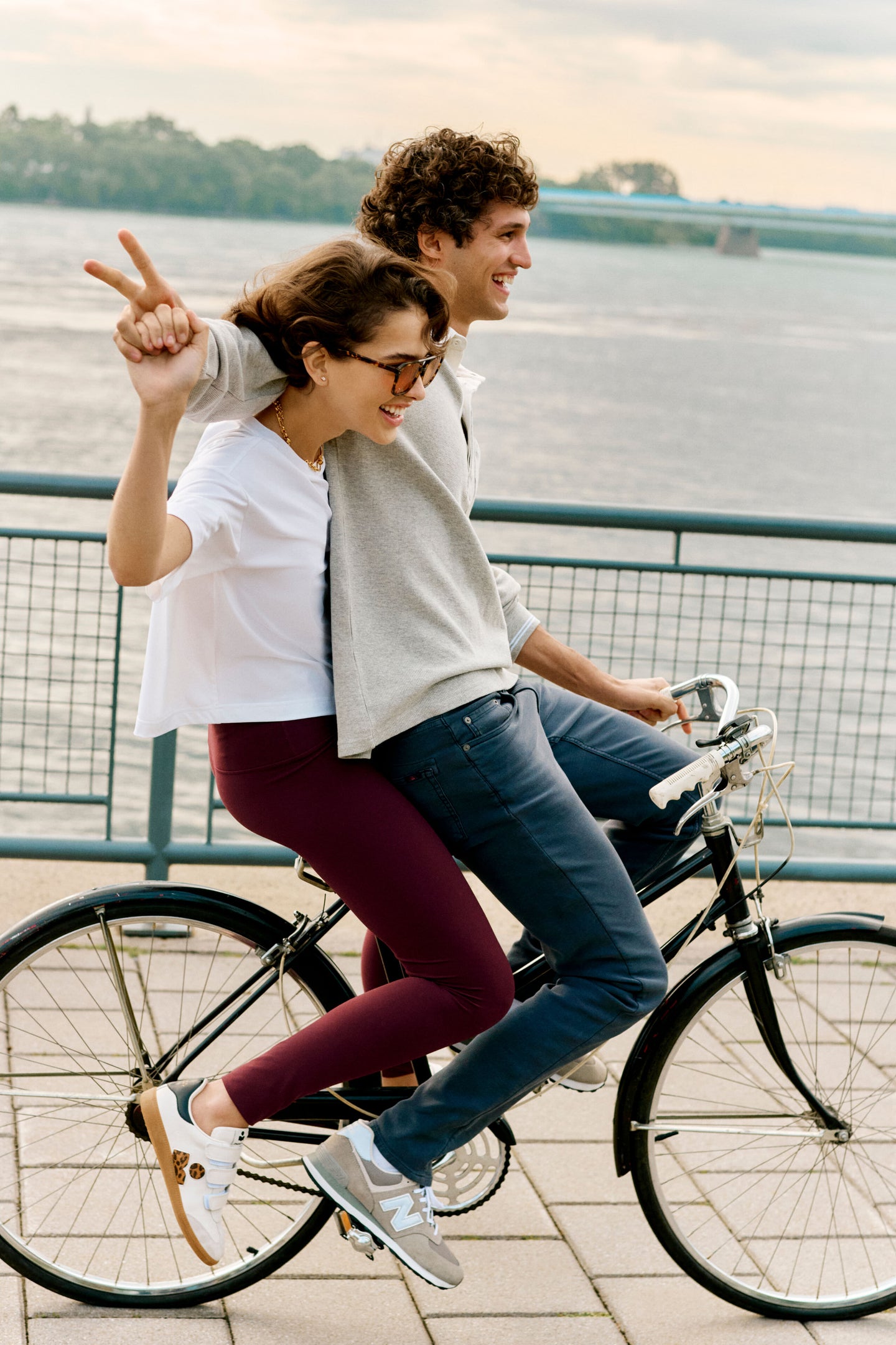 Ecru and Leopard Beth Sneaker