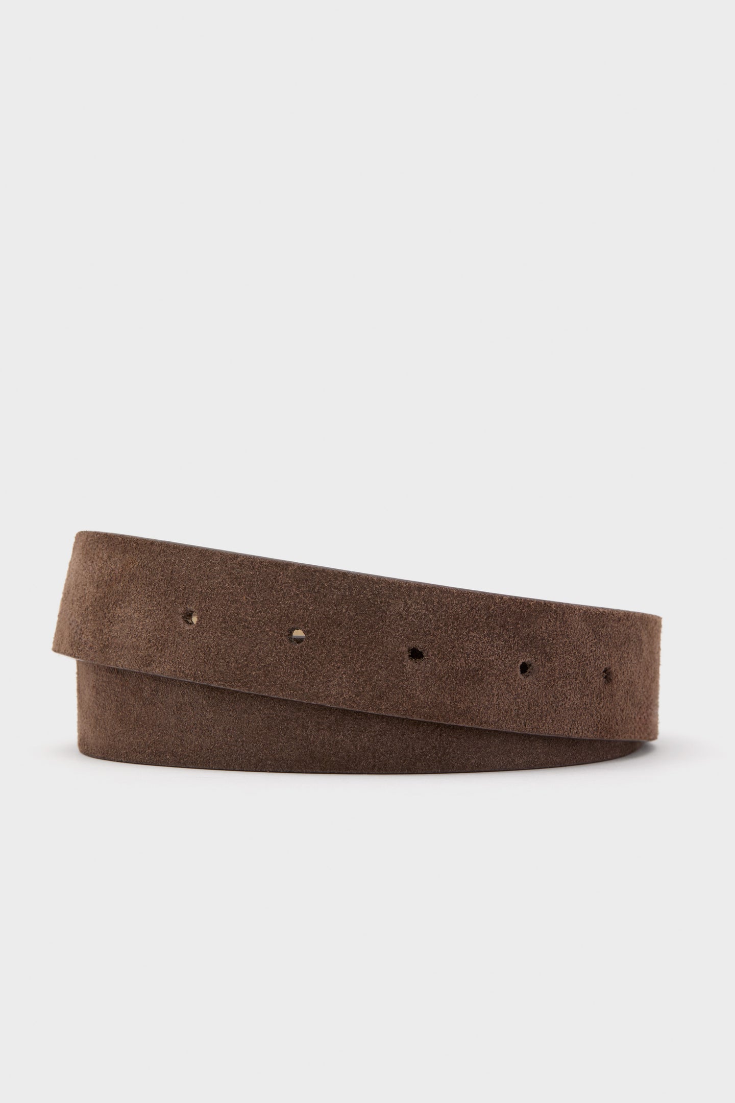 Espresso and Chantilly Suede Belt