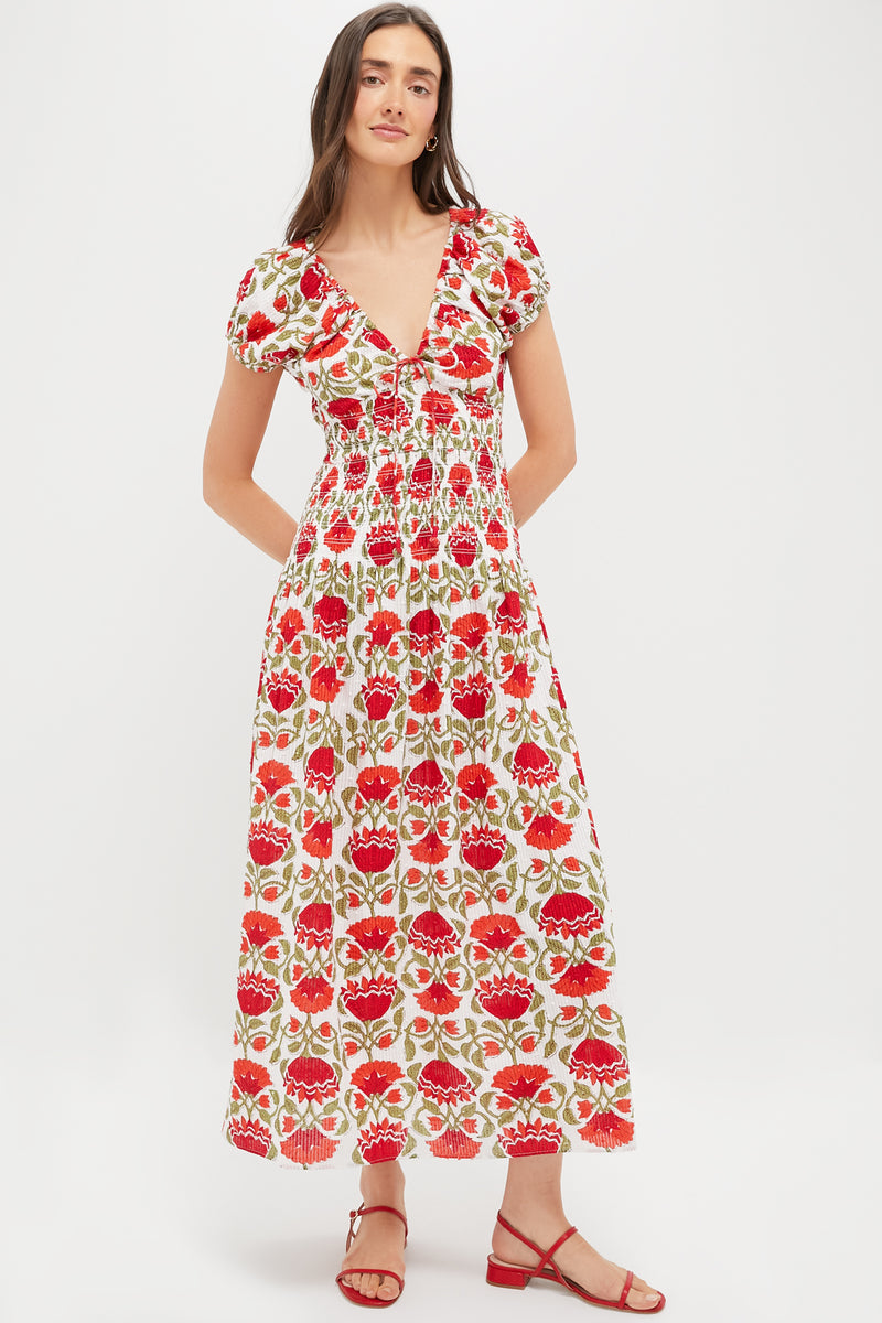 Saylor Multi York Midi Dress