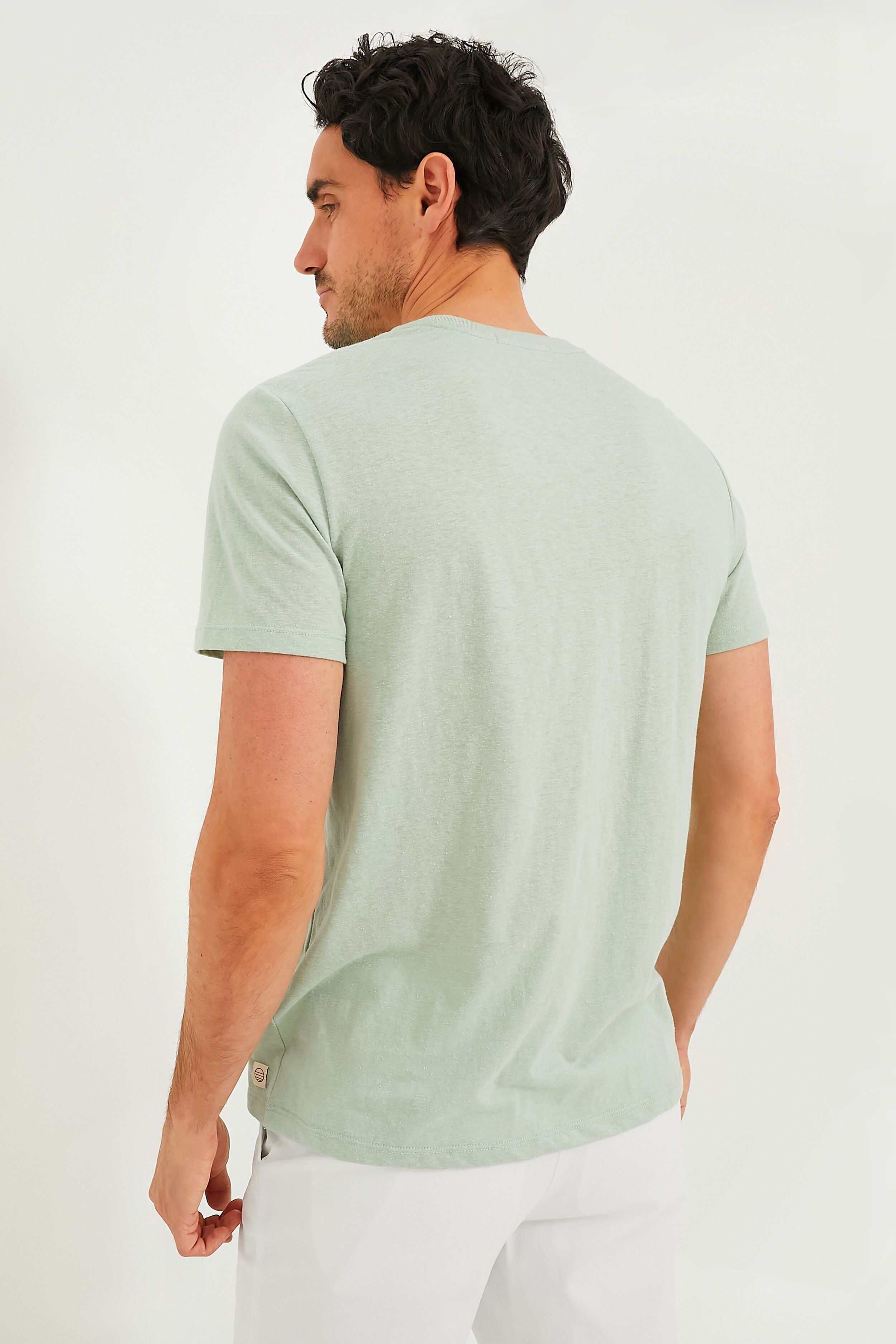 Iceberg Green Signature Pocket Tee