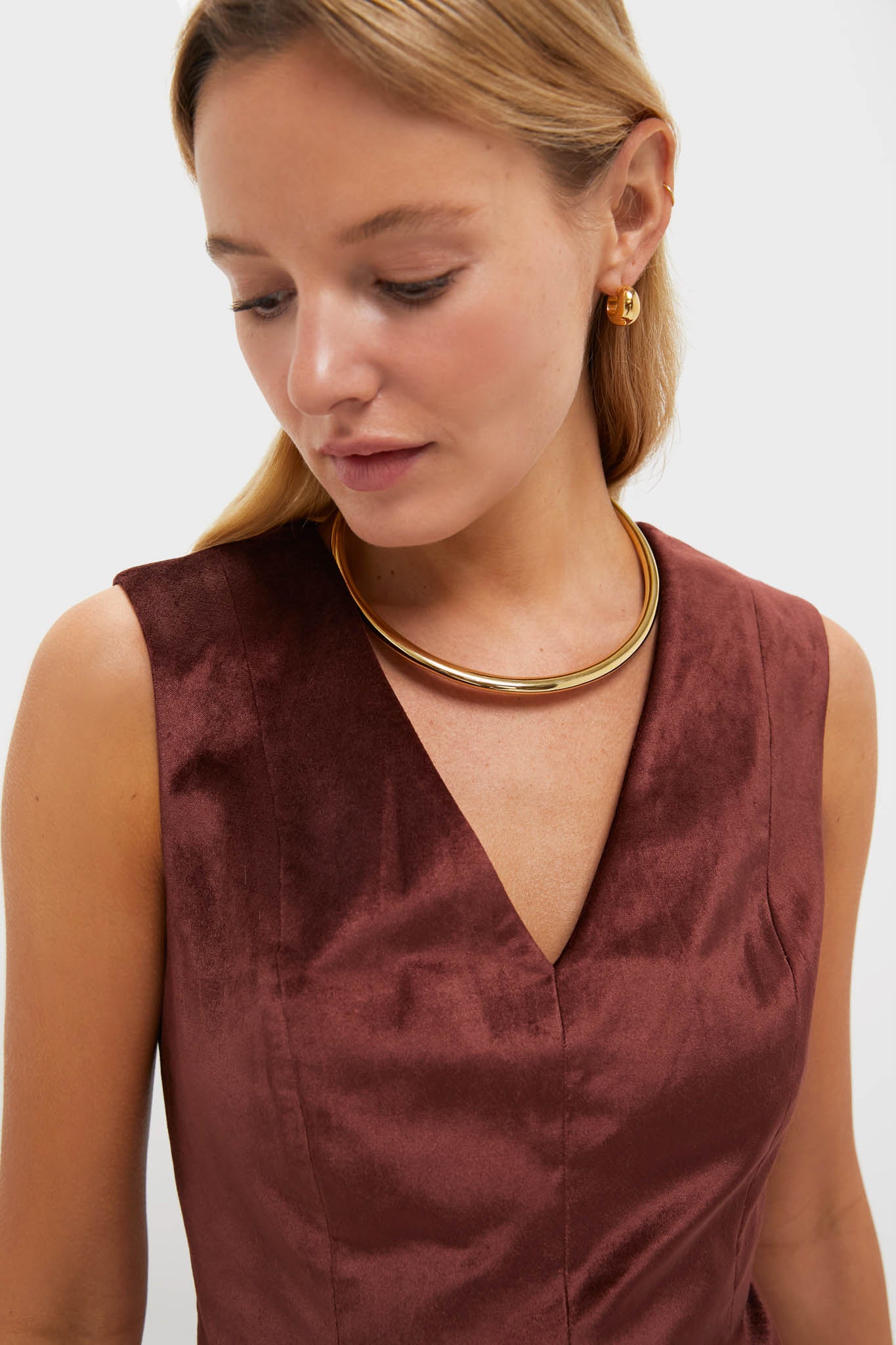 Chocolate Velvet Mercer Dress