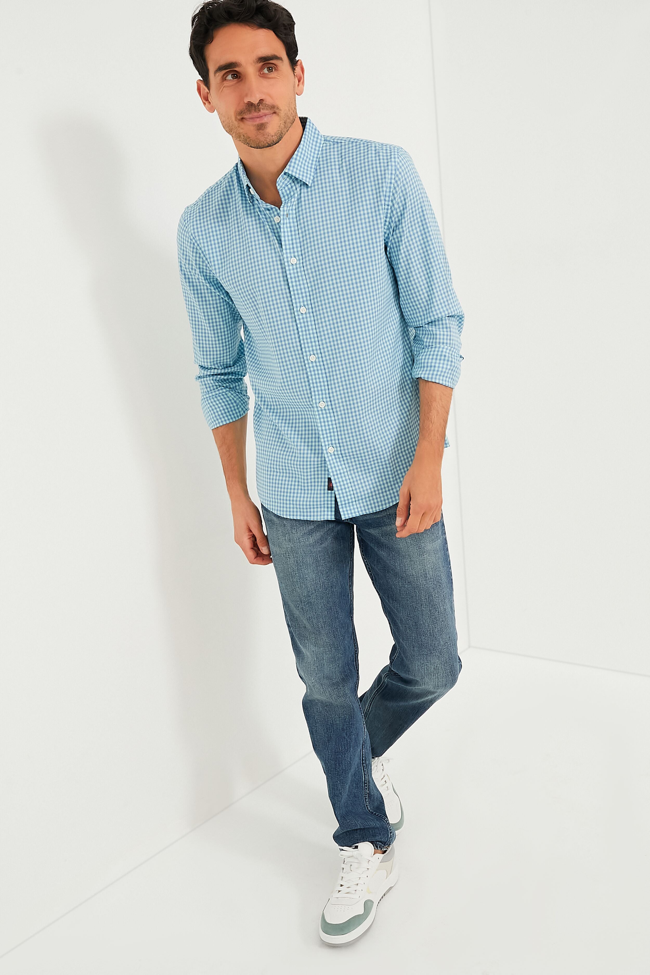 Seabreeze Gingham Movement Shirt