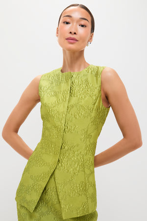 Brocade Metallic Duke Top