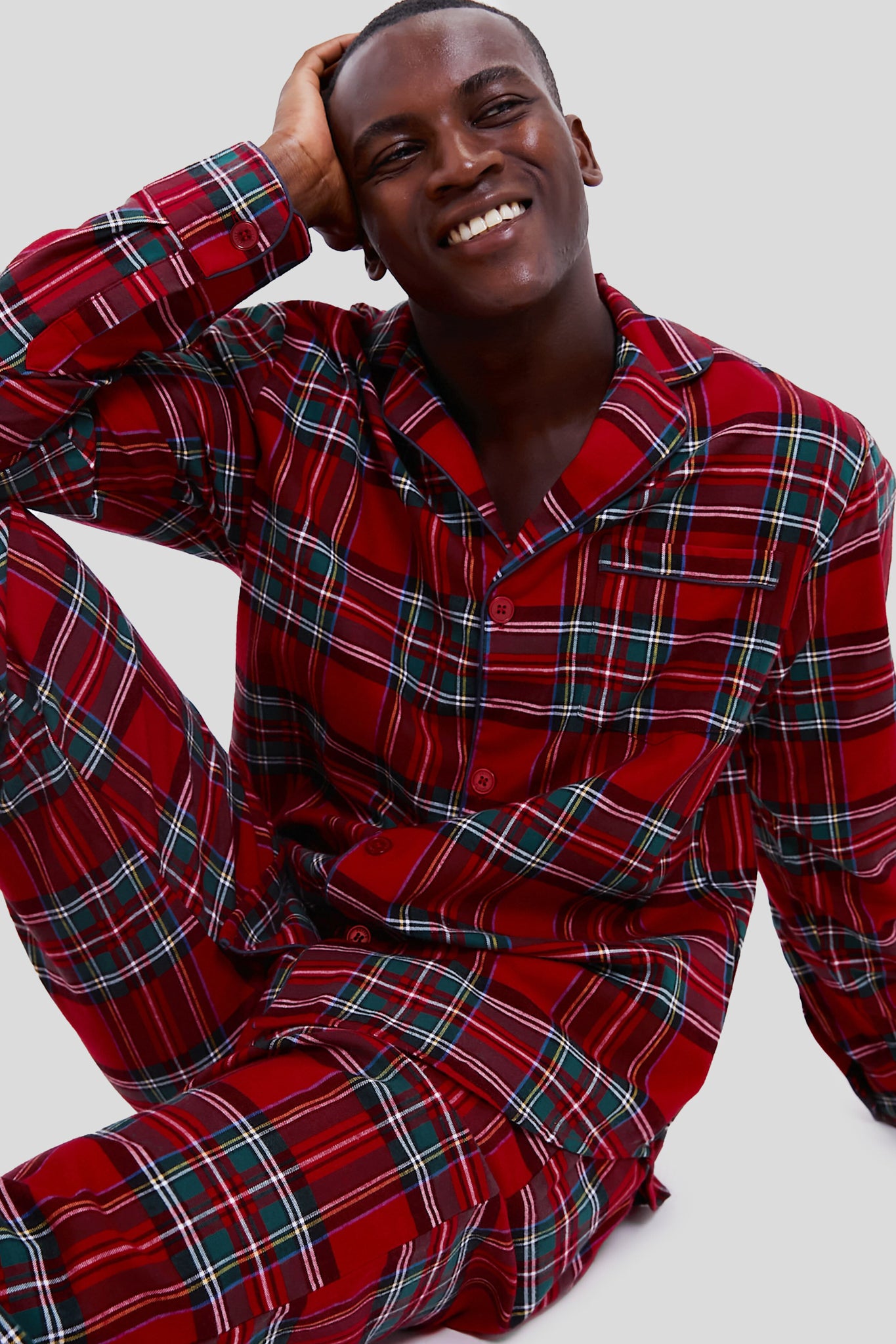 Mens Imperial Tartan Pajama Set