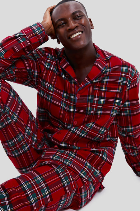 Mens Imperial Tartan Pajama Set