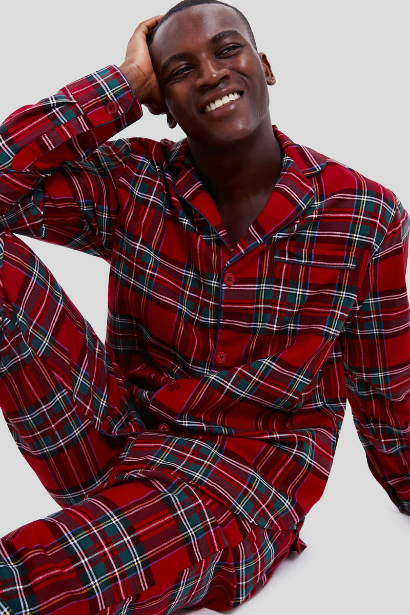 Mens Imperial Tartan Pajama Set