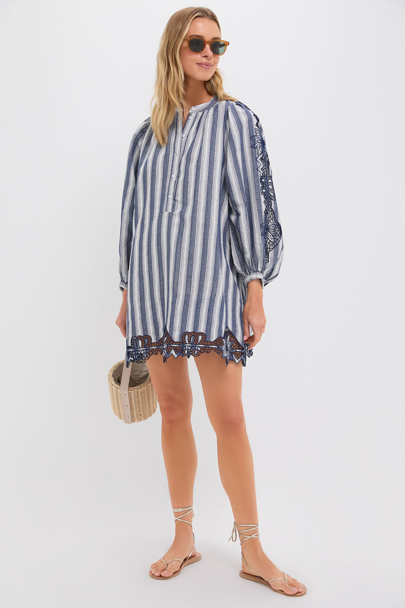 The Navy Stripe Samara Dress