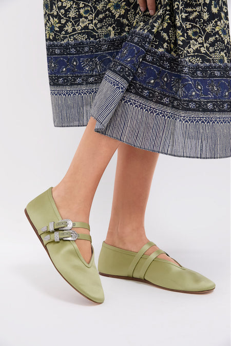 Pistaccio Claudia Ballet Western Flats Le Monde Beryl