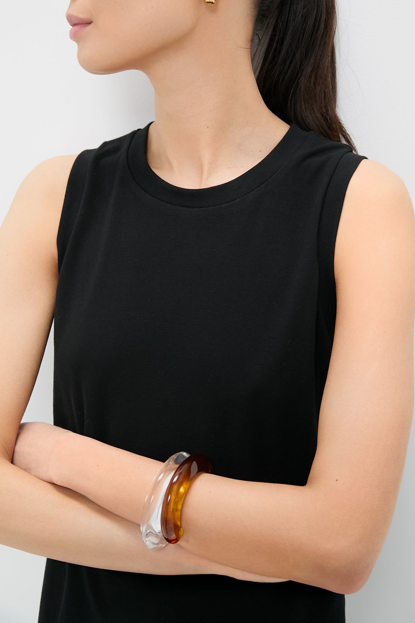 Black Sleeveless Gio Maxi Dress