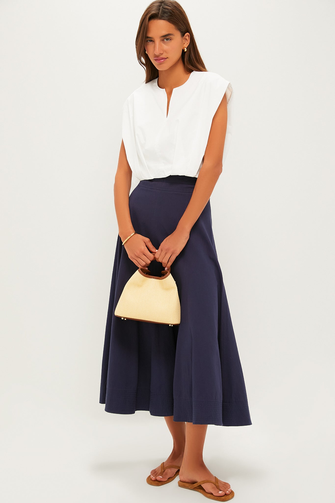 Tan Freja Thong Sandal