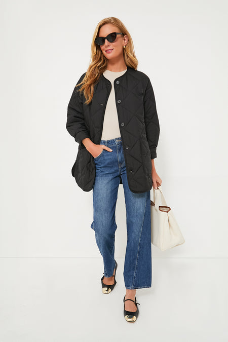 Black Quilted Yates Jacket