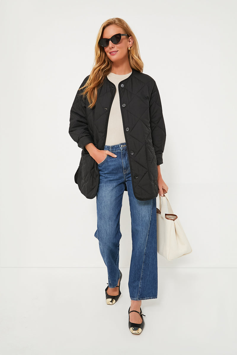 Black Quilted Yates Jacket