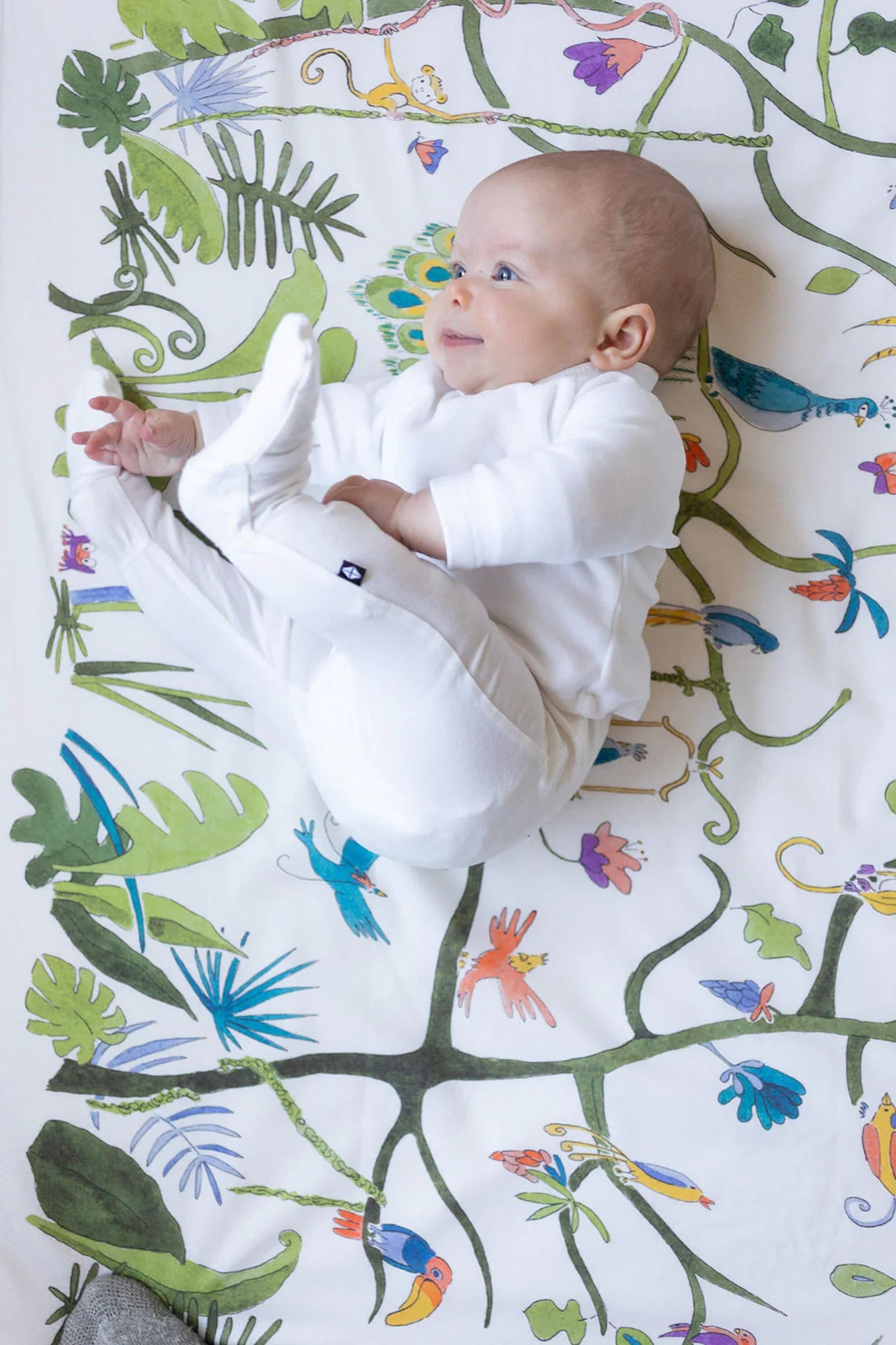 Tropical Placement Crib Sheets
